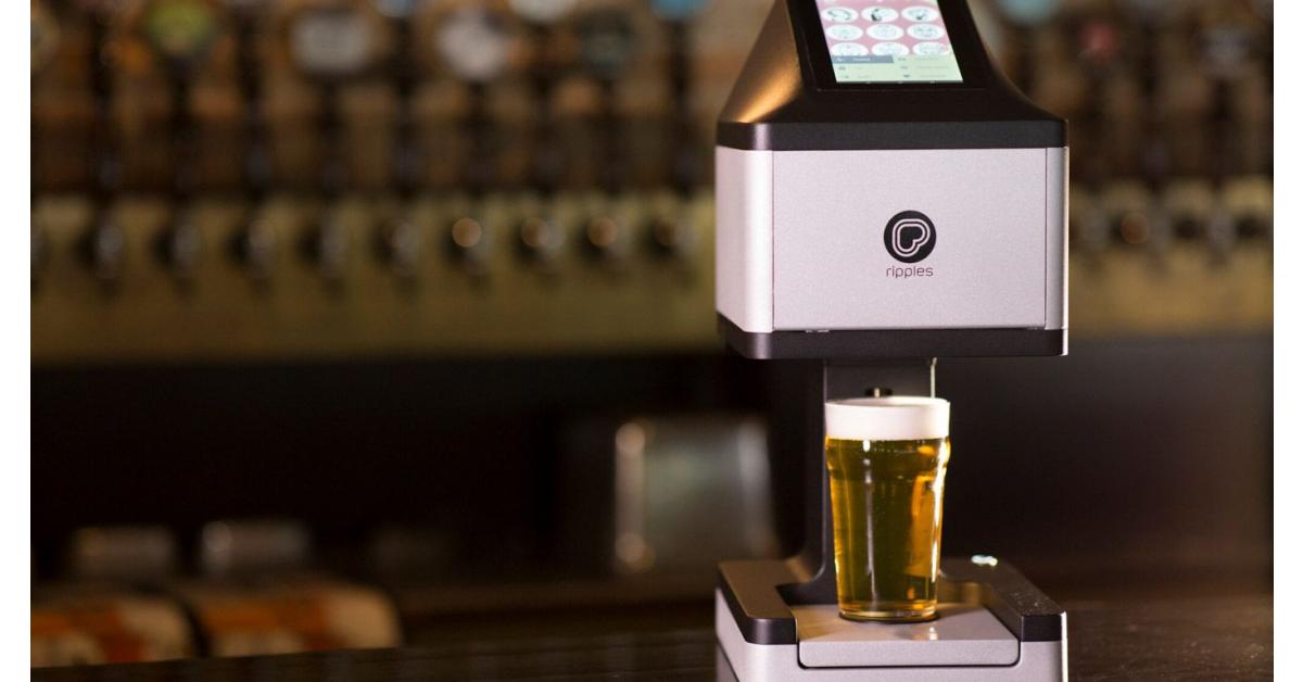 Beer Foam Art by Beer Ripples: Serves smile on every pint