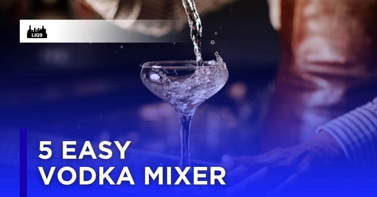 5 Easy Vodka Mixers