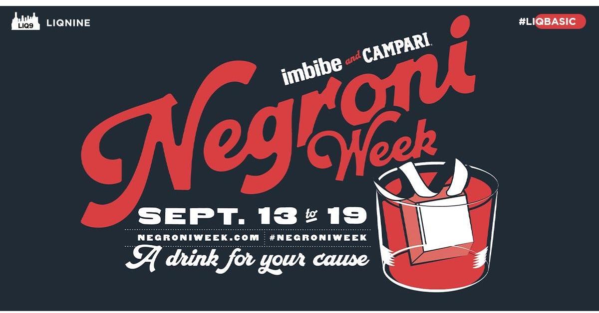 ทำความรู้จักกับ Negroni Week สัปดาห์ดื่มเพื่อการกุศล