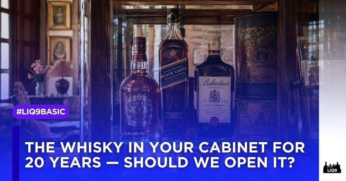 Whisky in Display Cabinet 20 Years