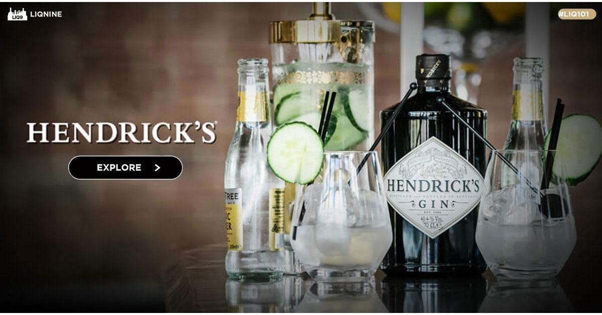HENDRICK’S GIN & TONIC แบบดั้งเดิม