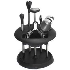 Metrokane  Rabbit Barware Bar Tool Caddy - 6 Pieces
