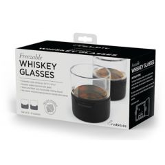 Metrokane  Rabbit Freezable Whiskey Glasses - S/2