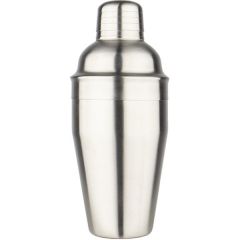 The 4 Barmen  Cobbler Shaker 3 Piece (Brushed Silver) (500 ml)
