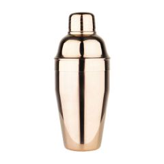 The 4 Barmen  Cobbler Shaker 3 Piece Set (Mirrored Bronze) (300 ml)
