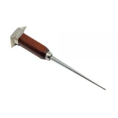 The 4 Barmen  Classic Ice Pick (Mirrored Silver with Wooden Handle)