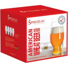 Spiegelau Craft Beer American Wheat Beer Glass Set of 4 (Glassware)