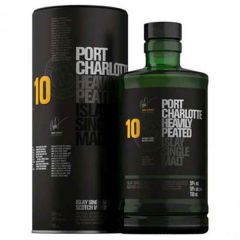 BRUICHLADDICH PORT CHARLOTTE 10 HEAVILY PEATED ISLAY SINGLE MALT (700 ML)
