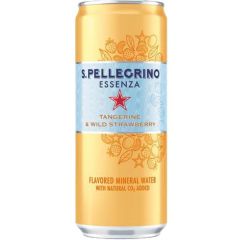 San Pellegrino  Essenza Tangerine & Wild Strawberry (330 ml) (Pack 24 Can)