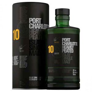 BRUICHLADDICH PORT CHARLOTTE 10 HEAVILY PEATED ISLAY SINGLE MALT (700 ML)
